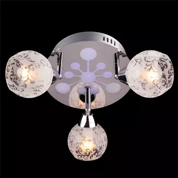 Потолочная люстра Eurosvet 1962 1962/3 хром/синий +красный+фиолетовый