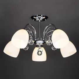 Потолочная люстра Eurosvet Millisenta 22415/5 хром