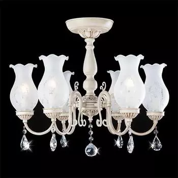 Потолочная люстра Eurosvet 22775 22775/6 слоновая кость