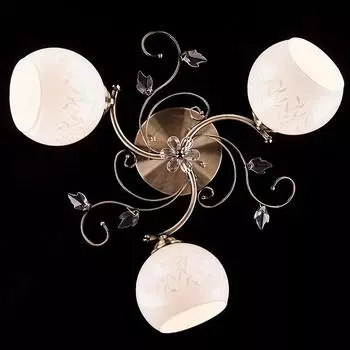 Потолочная люстра Eurosvet 30006 30006/3 античная бронза