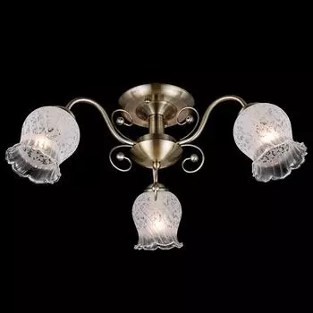 Потолочная люстра Eurosvet 30012 30012/3 античная бронза