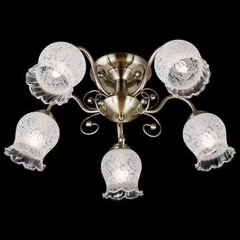 Потолочная люстра Eurosvet 30012 30012/5 античная бронза