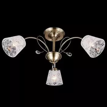 Потолочная люстра Eurosvet 30015 30015/3 античная бронза