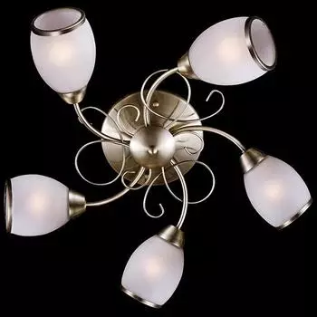 Потолочная люстра Eurosvet 30016 30016/5 античная бронза