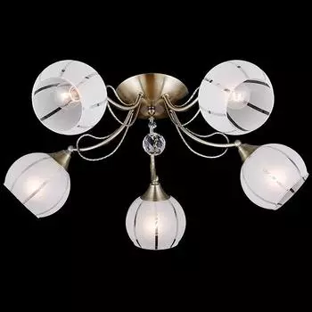 Потолочная люстра Eurosvet 30021 30021/5 античная бронза