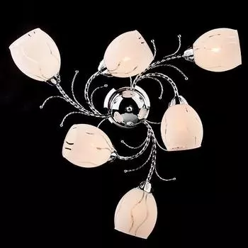 Потолочная люстра Eurosvet 30025 30025/6 хром