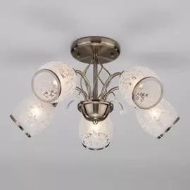 Потолочная люстра Eurosvet Gabriella 30026/5 античная бронза