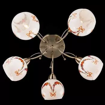 Потолочная люстра Eurosvet 30033 30033/5 античная бронза