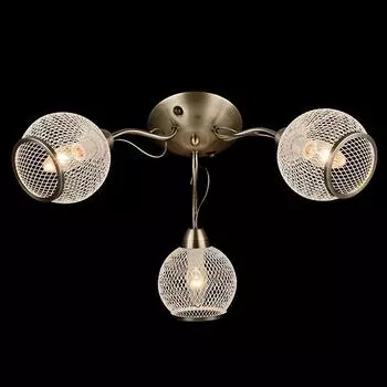 Потолочная люстра Eurosvet 30042/3 античная бронза