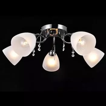 Потолочная люстра Eurosvet 30055 30055/5 черный жемчуг