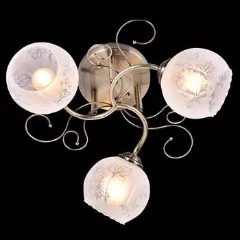 Потолочная люстра Eurosvet 30056 30056/3 античная бронза