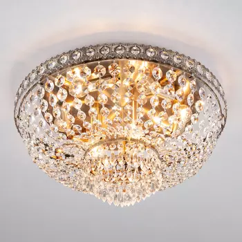 Потолочная люстра Eurosvet 3147 3148/9 античная бронза Stroski