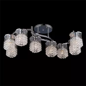 Потолочная люстра Eurosvet 3222 3222/8 хром Strotski
