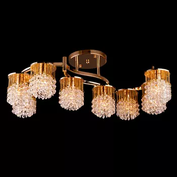 Потолочная люстра Eurosvet 3222 3222/8 золото Strotski