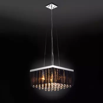 Потолочная люстра Eurosvet 3267 3267/8 хром/черный