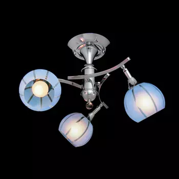 Потолочная люстра Eurosvet 3353,3457 3353/3 хром/синий