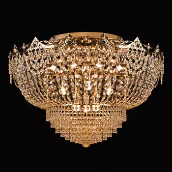 Потолочная люстра Eurosvet 3407 3407/15 золото Strotski