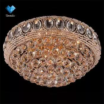 Потолочная люстра Eurosvet 3650/12 золото/прозрачный хрусталь Strotski