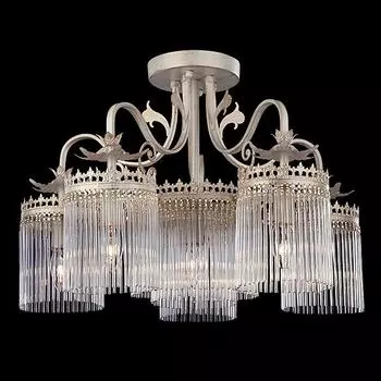 Потолочная люстра Eurosvet 60102/6 белый с золотом