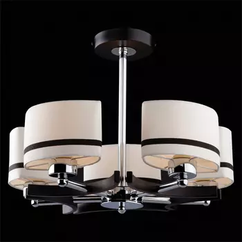 Потолочная люстра Eurosvet 6027 6027/5 хром/венге