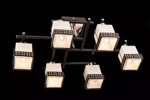 Потолочная люстра Eurosvet 70019 70019/6 хром/венге