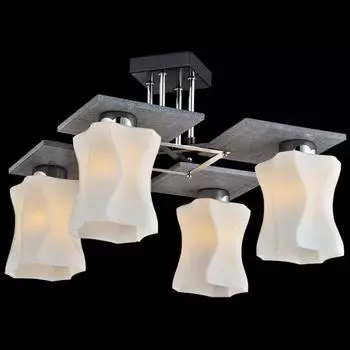 Потолочная люстра Eurosvet 70020 70020/4 хром/серый