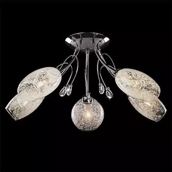 Потолочная люстра Eurosvet 70028 70028/5 черный жемчуг