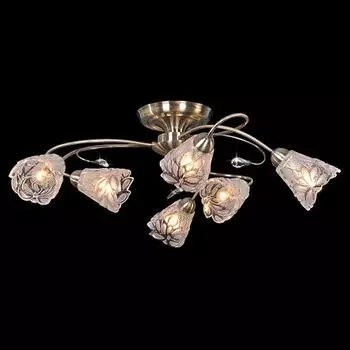 Потолочная люстра Eurosvet 7714 7714/6 античная бронза