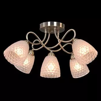 Потолочная люстра Eurosvet 7730 7730/5 античная бронза