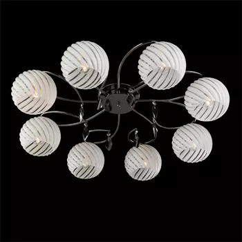 Потолочная люстра Eurosvet 7769 7769/8 черный жемчуг