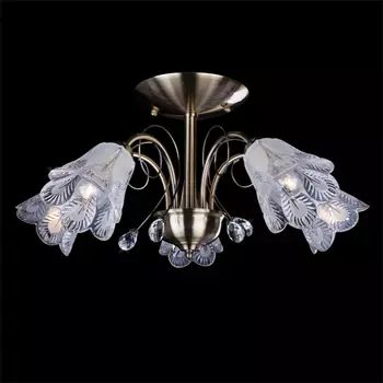 Потолочная люстра Eurosvet 7780 7780/5 античная бронза