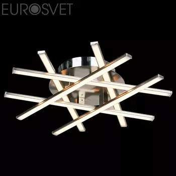 Потолочная люстра Eurosvet 90021 90021/6 сатин-никель