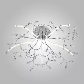 Потолочная светодиодная люстра Claudia Eurosvet 90036/5 хром