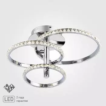 Потолочная люстра Eurosvet 90065 90065/3 хром