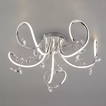 Потолочная люстра Eurosvet 90106/5 хром 50W