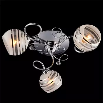 Потолочная люстра Eurosvet 9134 9134/3 хром/белый