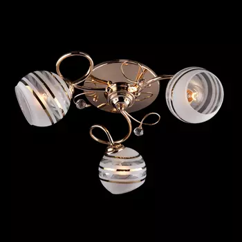 Потолочная люстра Eurosvet 9134 9134/3 золото/белый