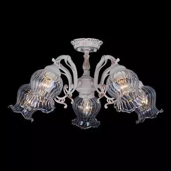 Потолочная люстра Eurosvet 9550/5 белый с золотом