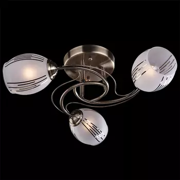 Потолочная люстра Eurosvet 9652 9652/3 античная бронза