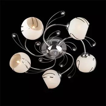 Потолочная люстра Eurosvet 9676 9676/5 хром