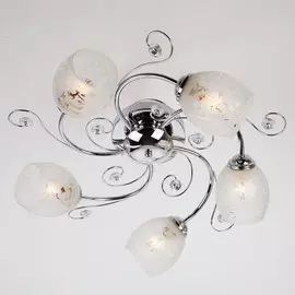 Потолочная люстра Eurosvet Roksana 9677/5 хром