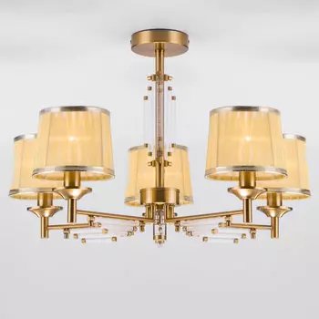 Потолочная люстра Eurosvet Amalfi 60081/5 золотая бронза