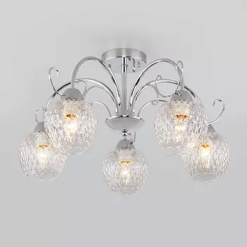 Потолочная люстра Eurosvet Benita 30142/5 хром