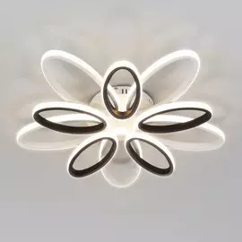 Потолочная люстра с пультом Blade Eurosvet 90137/10 белый/чёрный