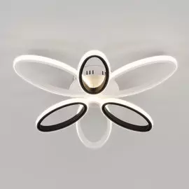 Потолочная люстра с пультом Blade Eurosvet 90137/6 белый/чёрный