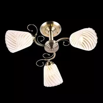 Потолочная люстра Eurosvet Бритни 30099/3 античная бронза