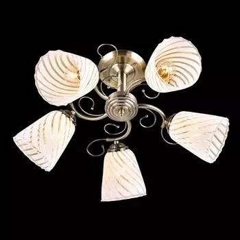 Потолочная люстра Eurosvet Бритни 30099/5 античная бронза