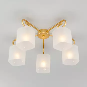 Потолочная люстра Eurosvet Camila 30143/5 латунь