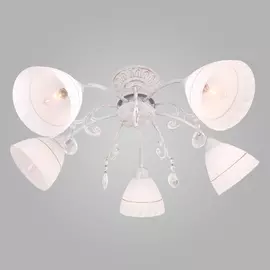 Потолочная люстра Eurosvet Camilla 30156/5 белый с золотом