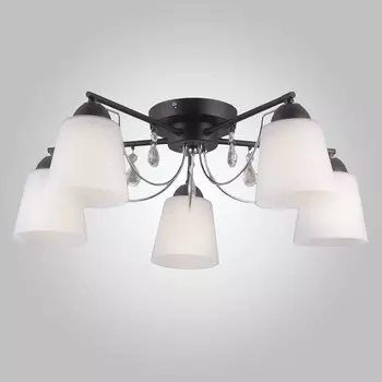 Потолочная люстра Eurosvet Campana 70094/5 черный